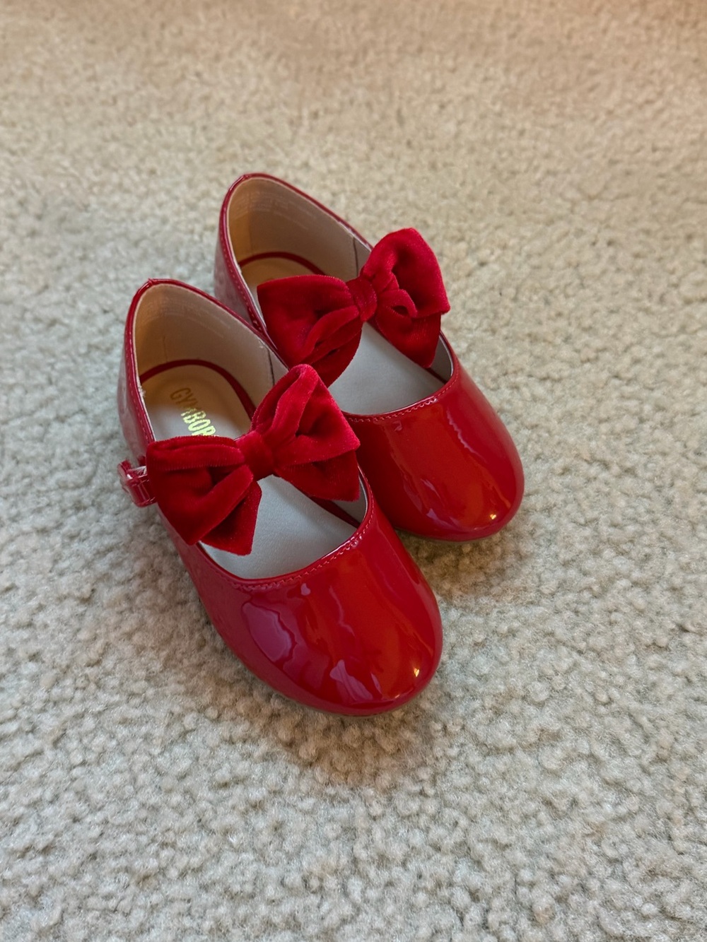 Gymboree Red Patent Bow Mary Jane’s Size 8